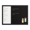 Martha Stewart Everette 24in.x18in. Magnetic Calendar Dry Erase Board and Chlk Board w/Liq Chlk Mrkr and Mgnts, Blk BR-PM-COM-MW1MB2-4561-BK-MS - alternate 9